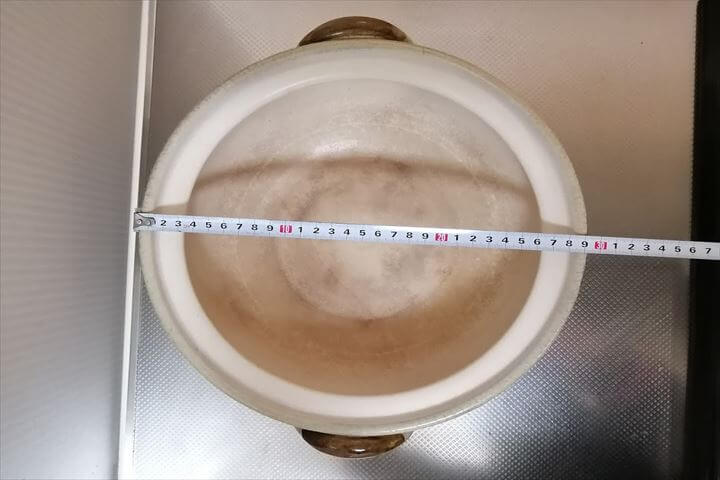 土鍋　大きさ　直径２９cm